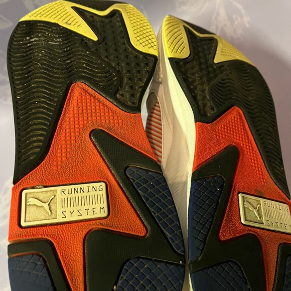 Sz 9.5 PUMA RS-X Running System Support Athletic Shoes ~ White - Picture 5 of 5